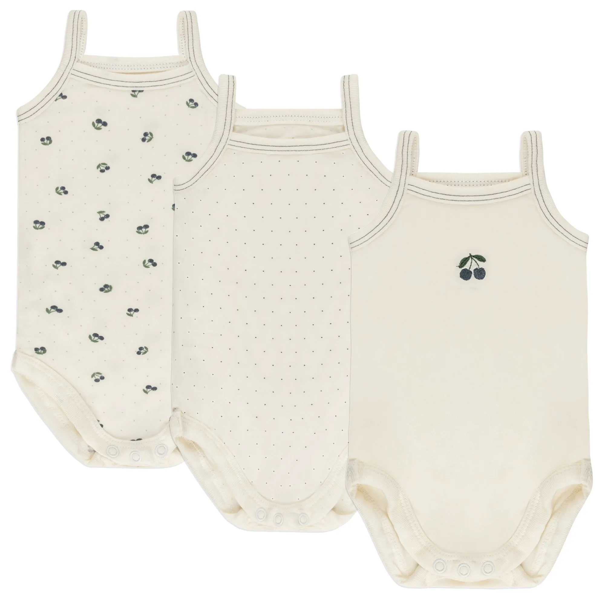 3 Pack Cherry Undershirts