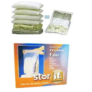 6 Jumbo Space Saver Saving Storage Bag Clothes XLarge Compressed Organizer 24x20