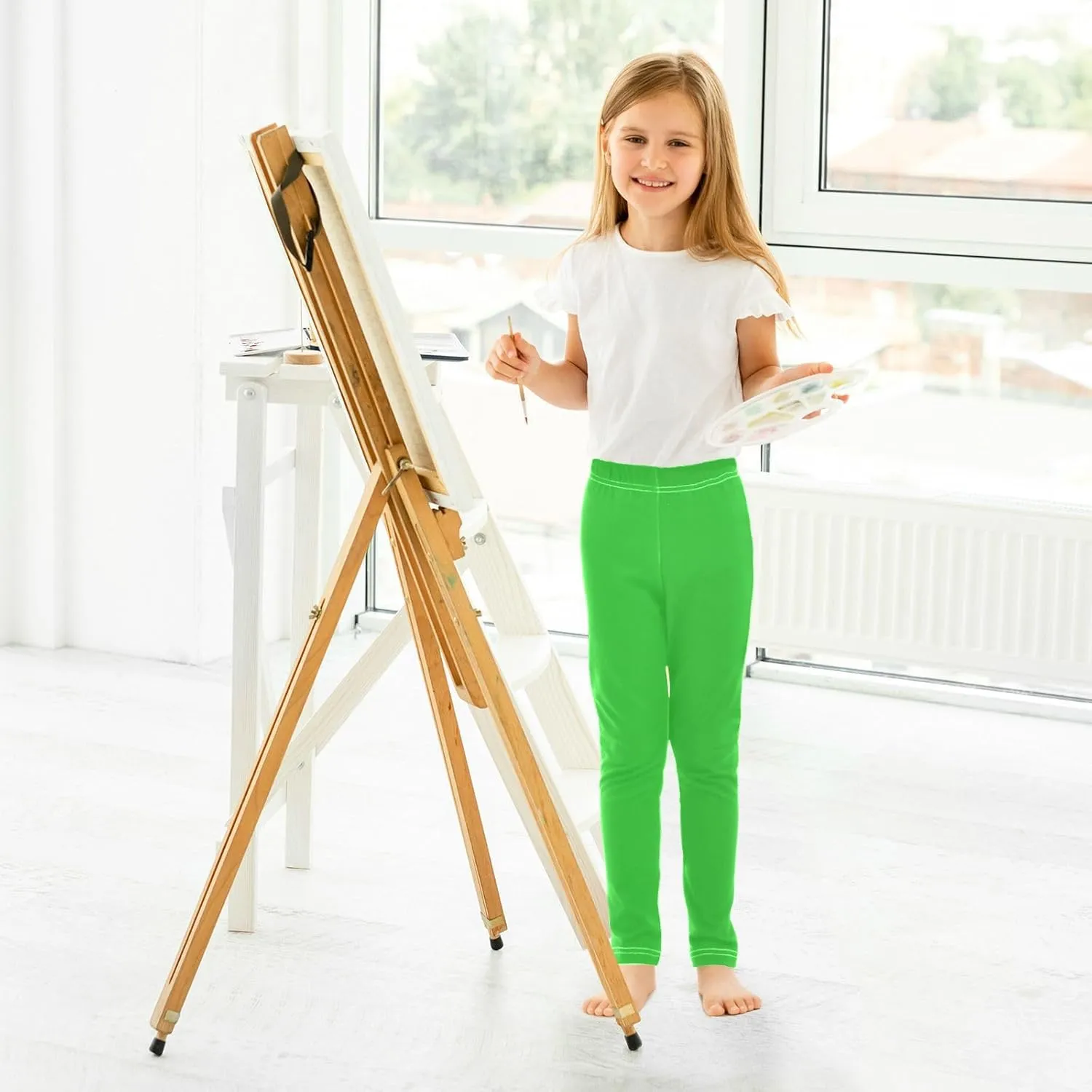 Boccsty Baby Girls Toddler Leggings Kids Yoga Pants Dance Active Tights 4T-10t