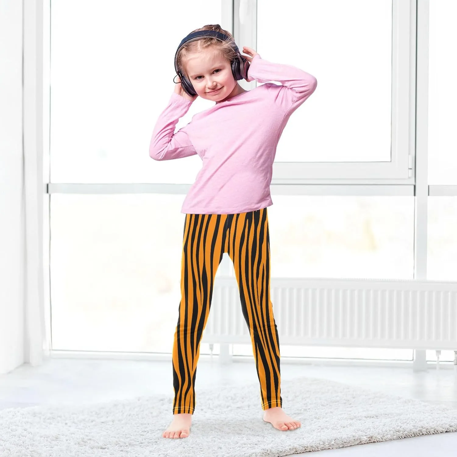Boccsty Baby Girls Toddler Leggings Kids Yoga Pants Dance Active Tights 4T-10t