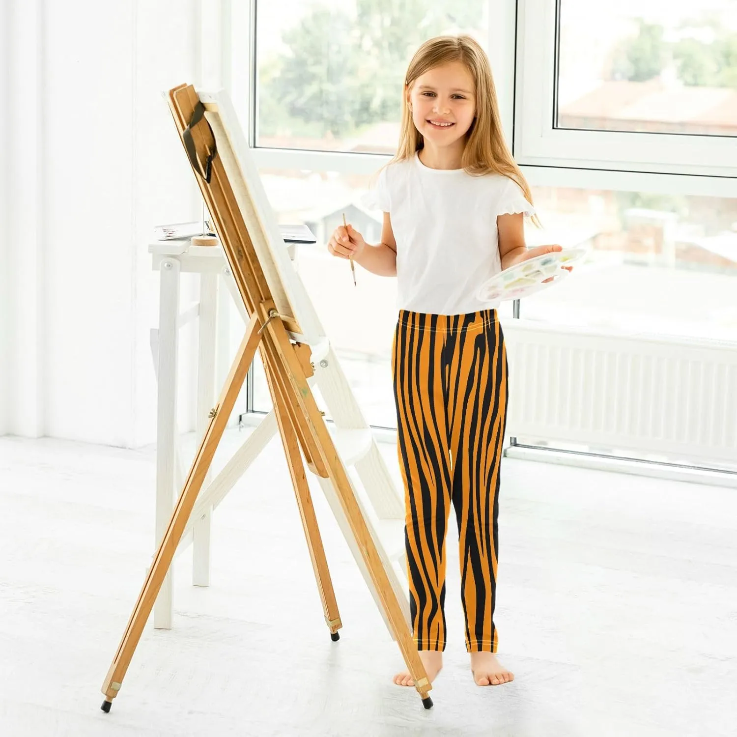 Boccsty Baby Girls Toddler Leggings Kids Yoga Pants Dance Active Tights 4T-10t