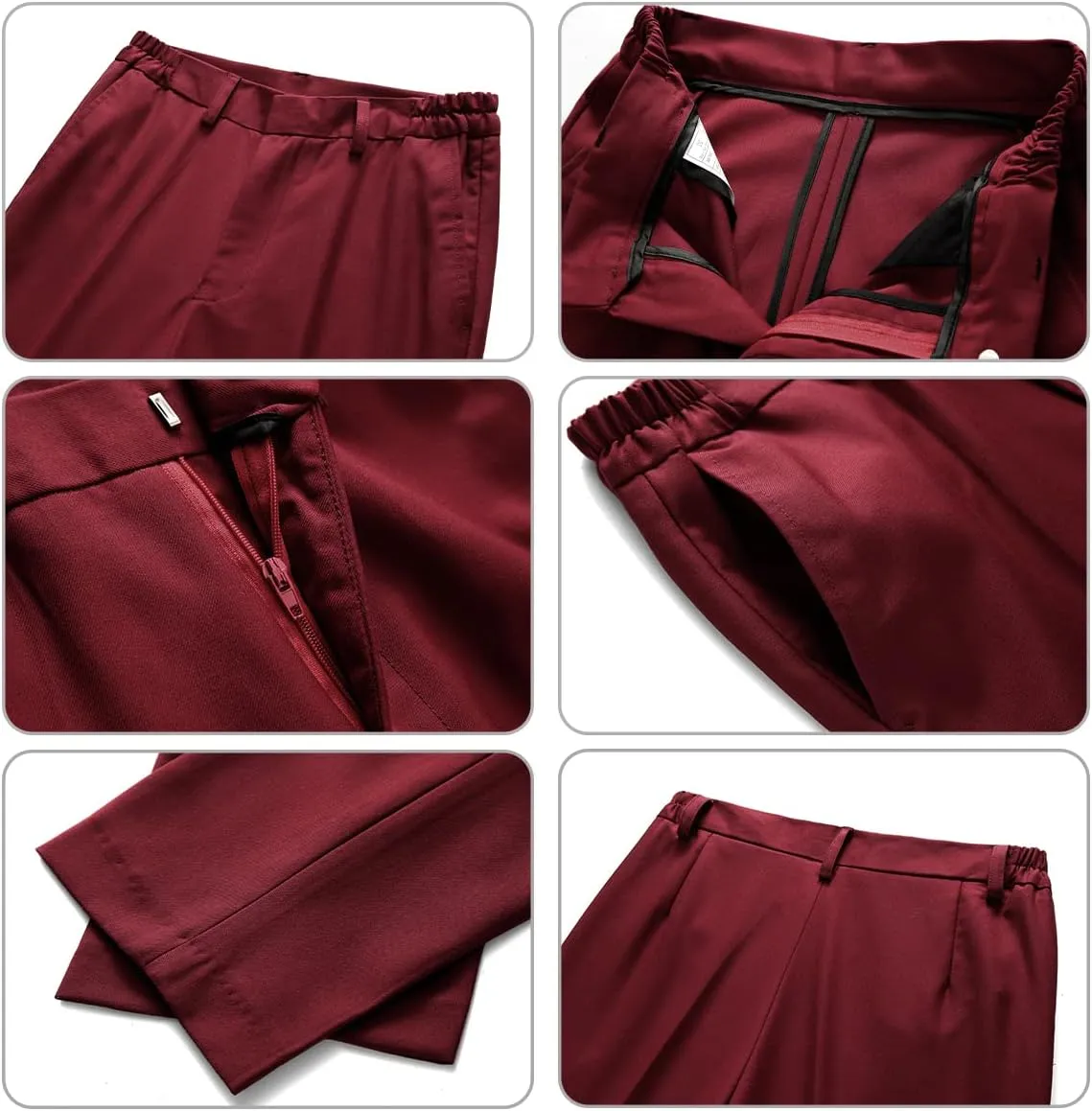 Boy Suits 2 Piece Slim Fit Formal Set with Vest Pants for Kids Wedding Ring Bearer Party Dresswear Outfit