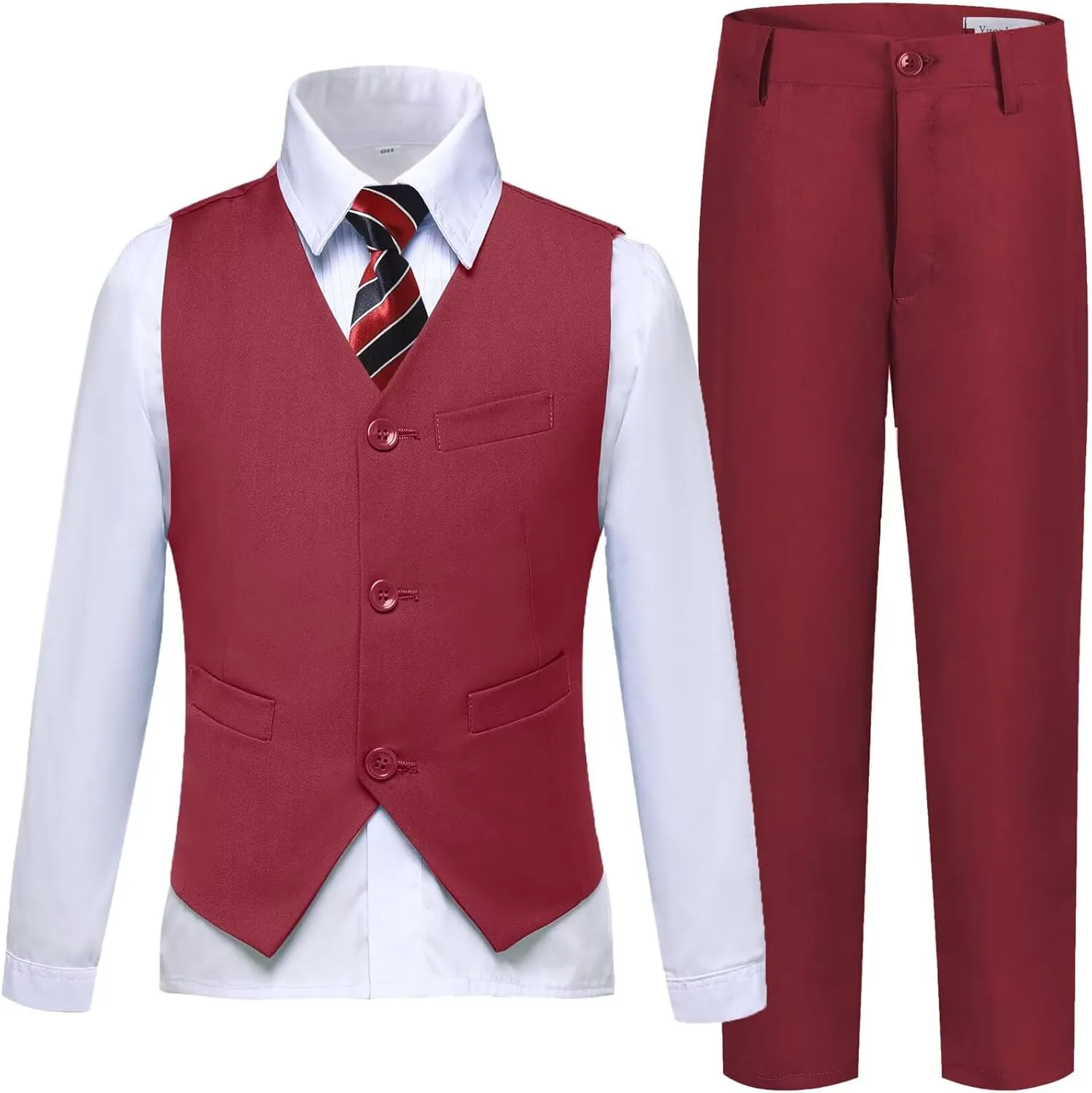 Boys Suit Kids Suits Tuxedo for Boys Toddler Vest Pants Set Ring Bearer Outfit Dress Clothes