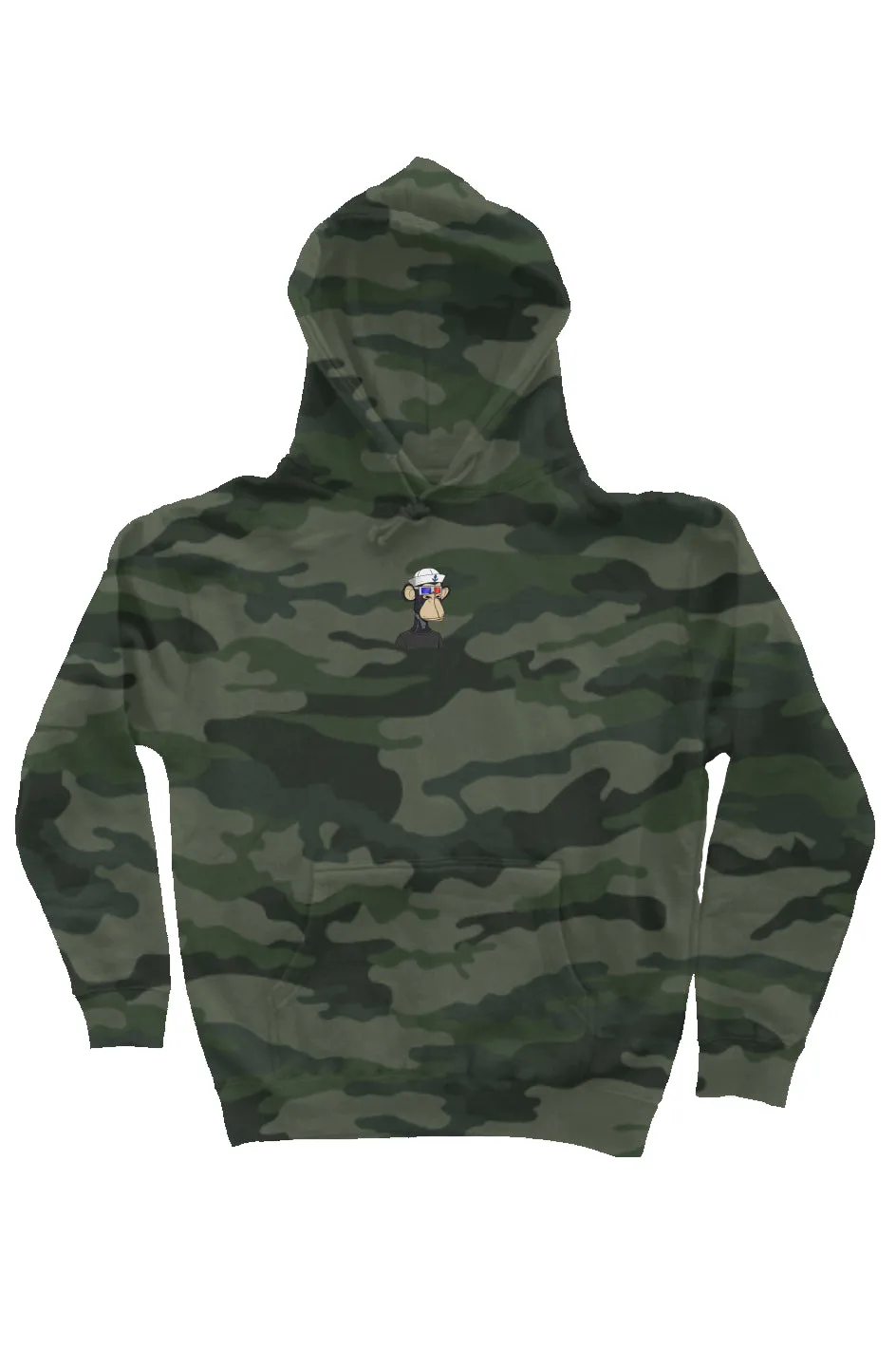 Camo Independent Heavyweight Hoodie feat BAYC #2783