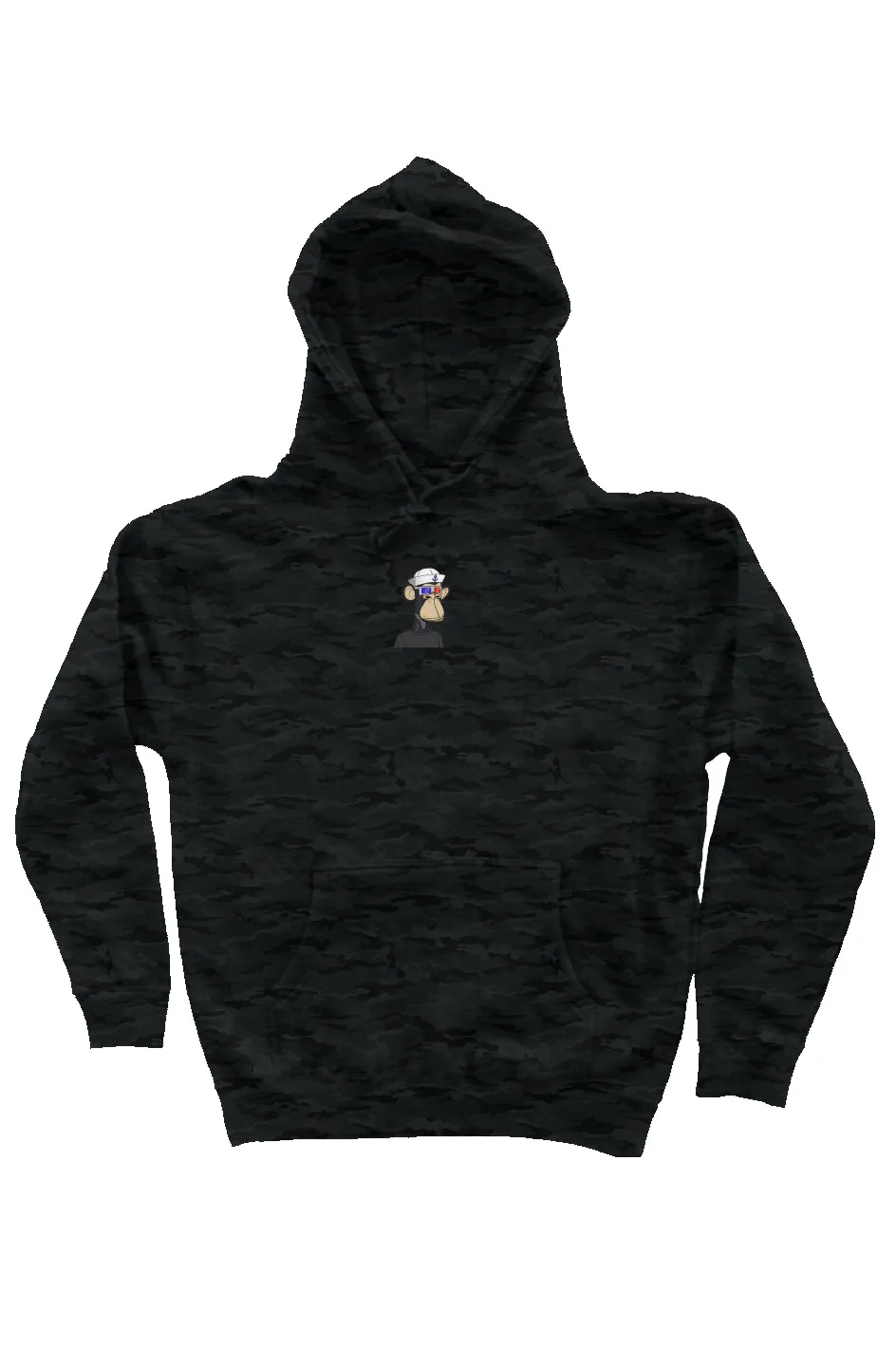 Camo Independent Heavyweight Hoodie feat BAYC #2783