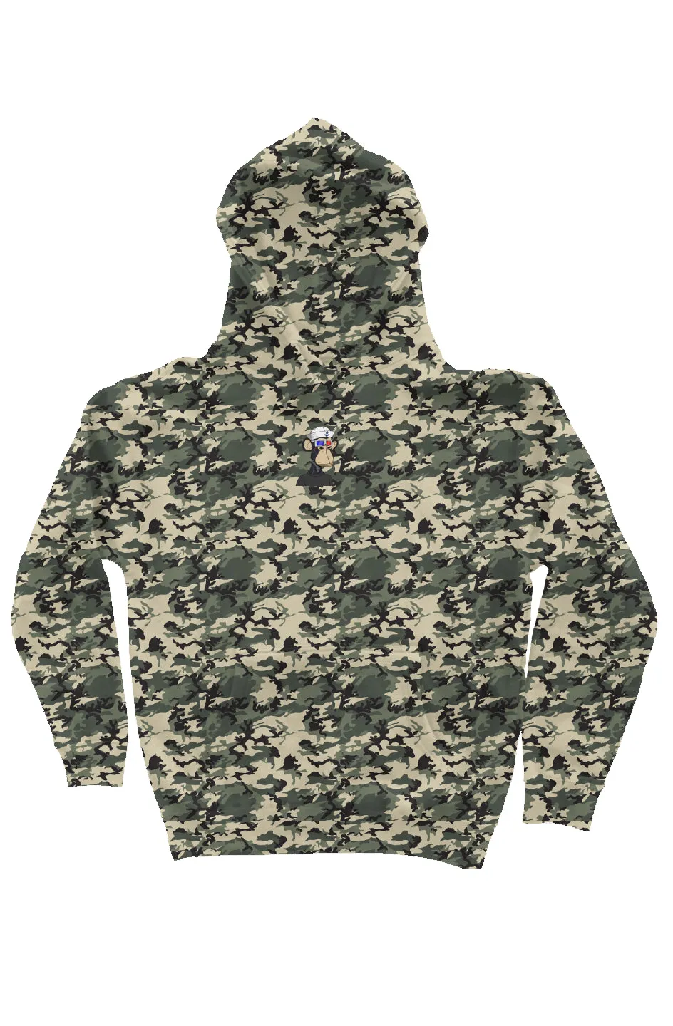 Camo Independent Heavyweight Hoodie feat BAYC #2783