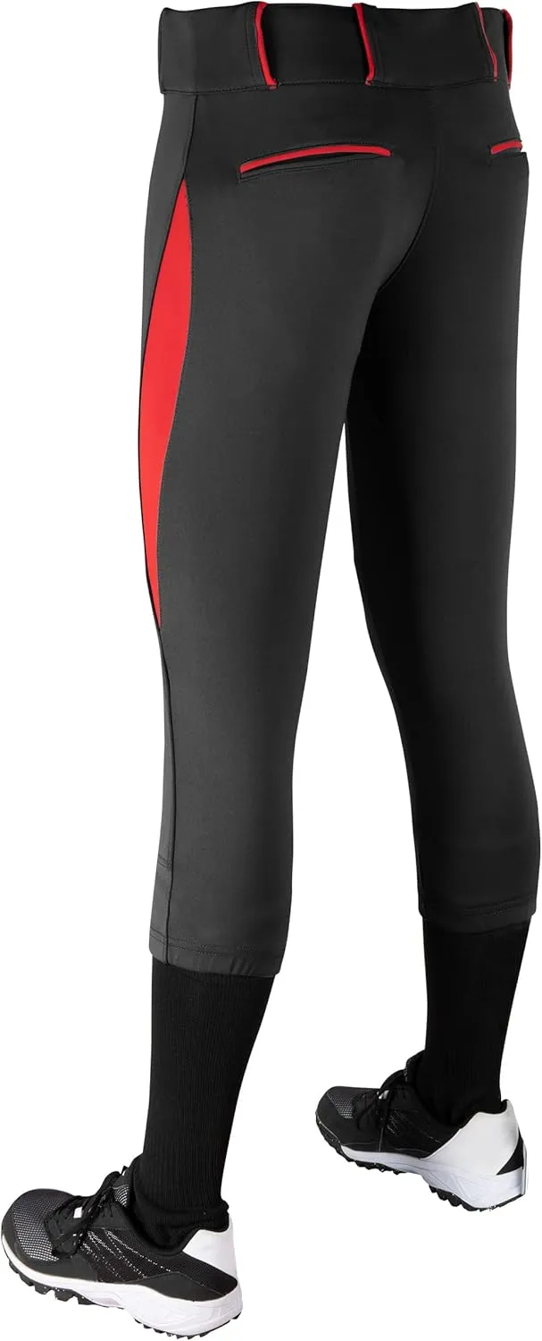 CHAMPRO Women's Surge Traditional Low-Rise Softball Pants