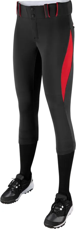 CHAMPRO Women's Surge Traditional Low-Rise Softball Pants