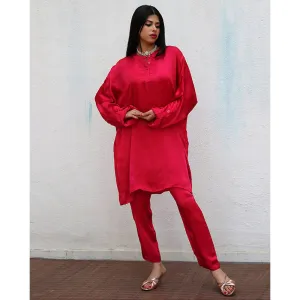 Chidiyaa Rhea Modal Silk Kurta & Pant (Set of 2)
