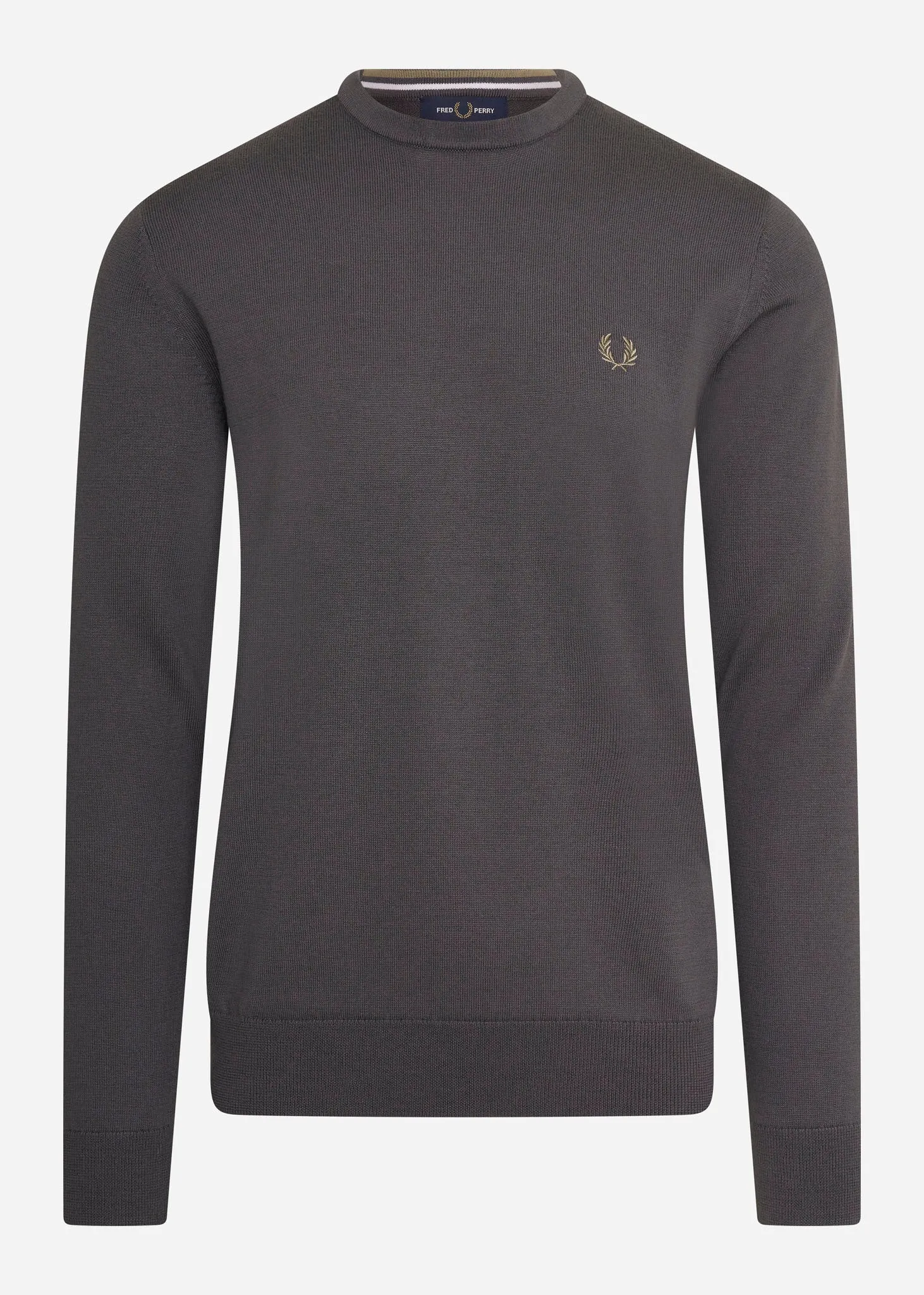 Classic crew neck jumper - gunmetal