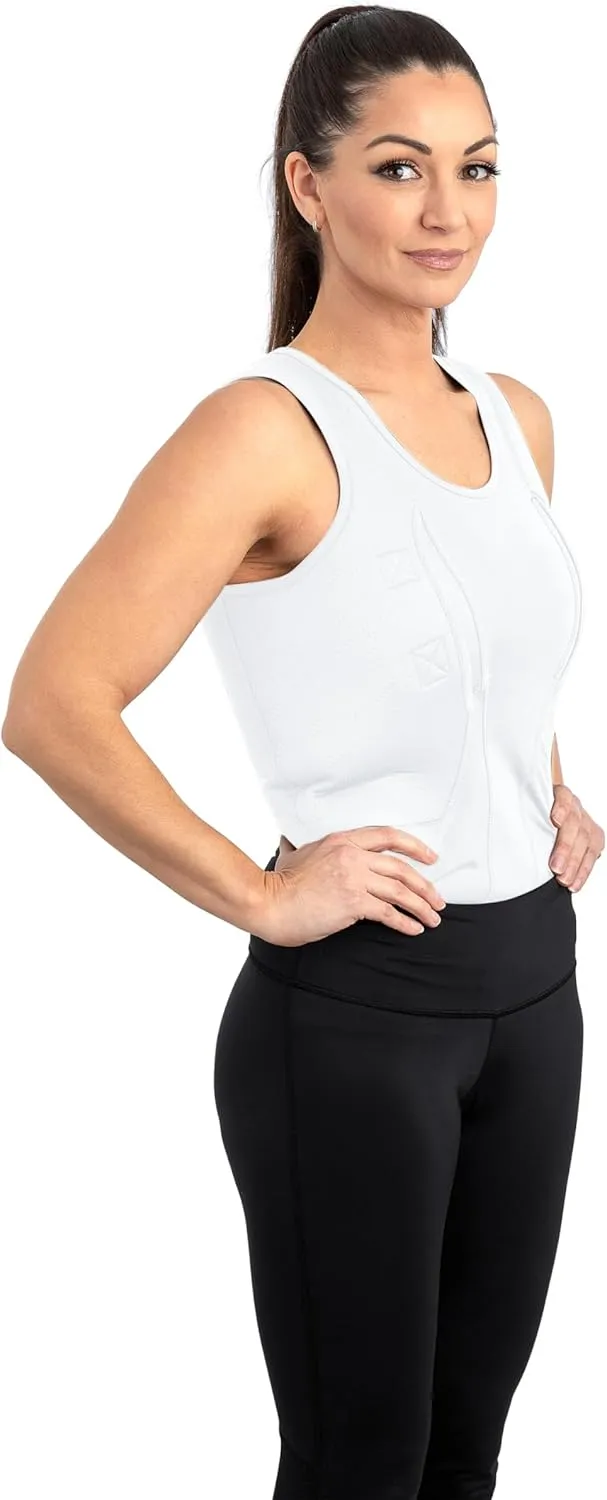 Concealed Carry Holster Tank Top for Women | Secure Hook & Loop Pocket with Large Storage | Womens Tank Top