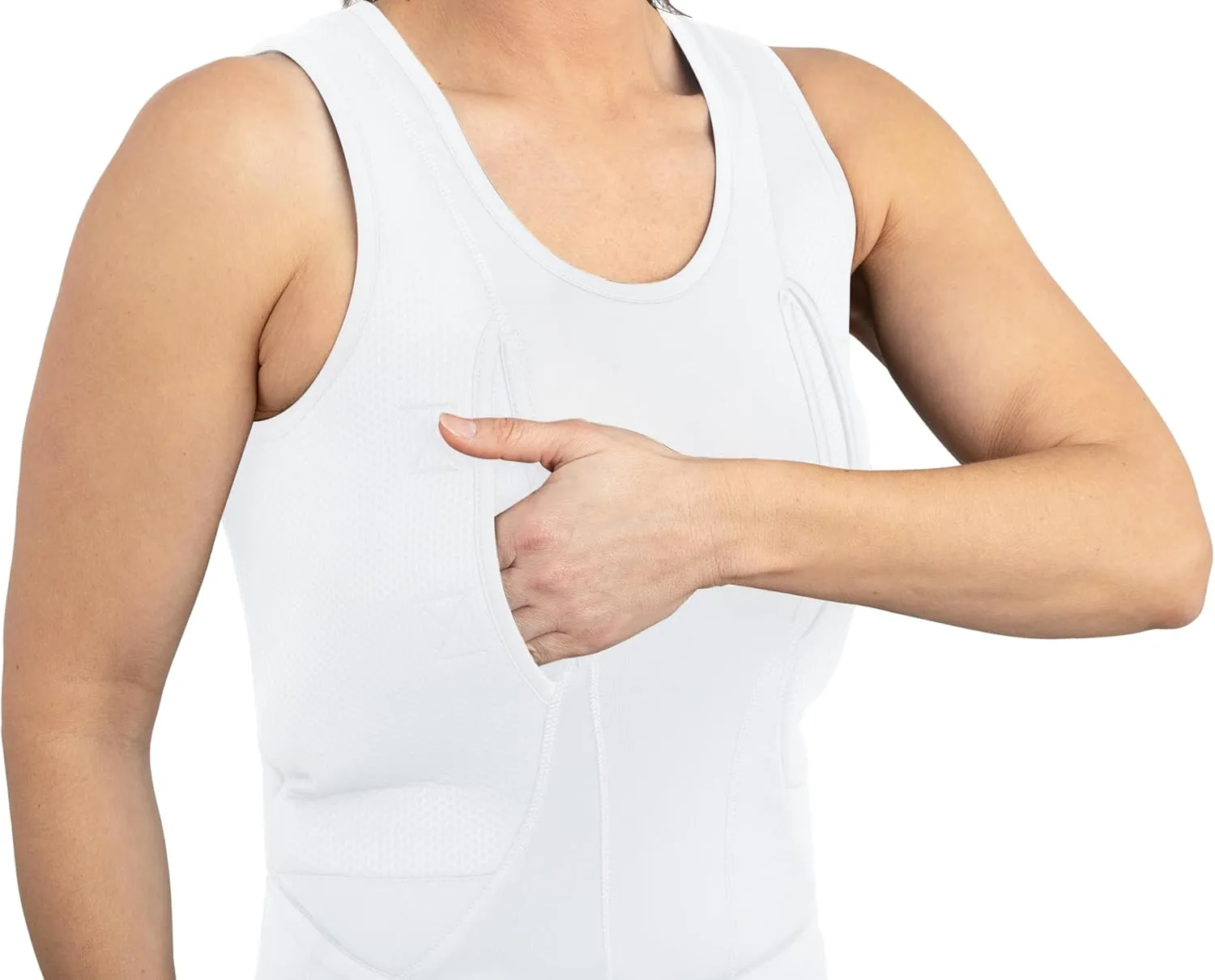 Concealed Carry Holster Tank Top for Women | Secure Hook & Loop Pocket with Large Storage | Womens Tank Top