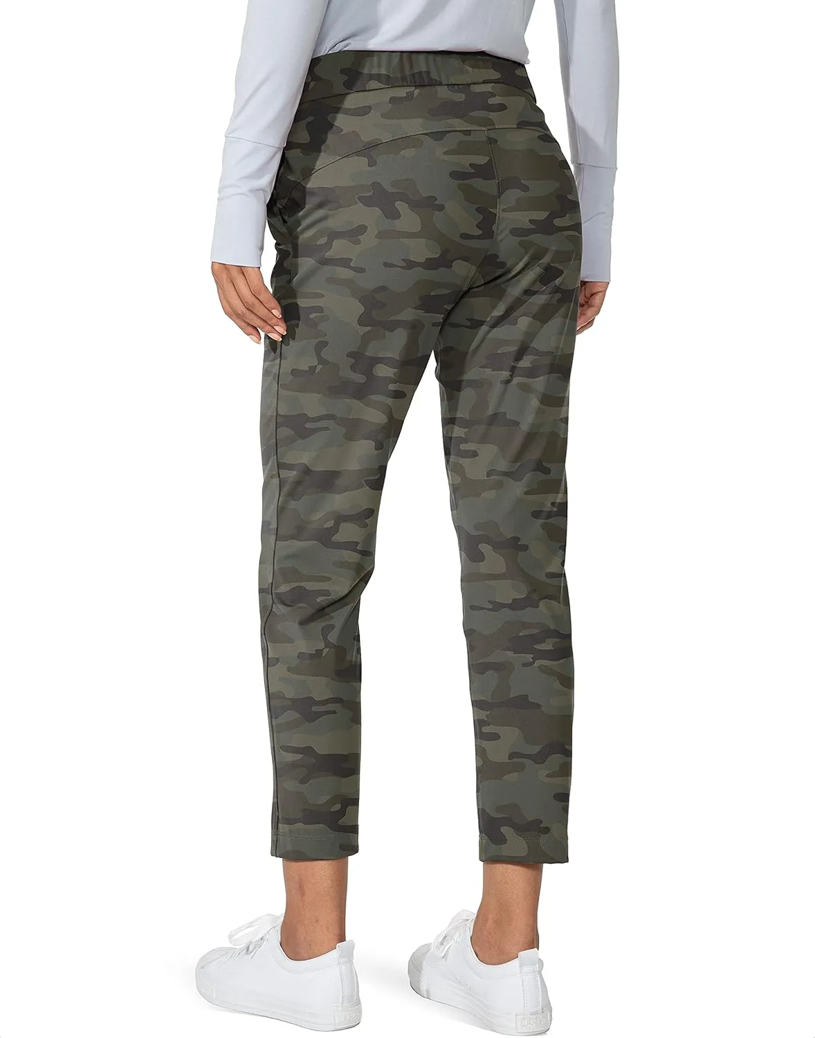 G Gradual Women's Pants with Deep Pockets 7/8 Stretch Ankle Sweatpants for Golf, Athletic, Lounge, Travel, Work