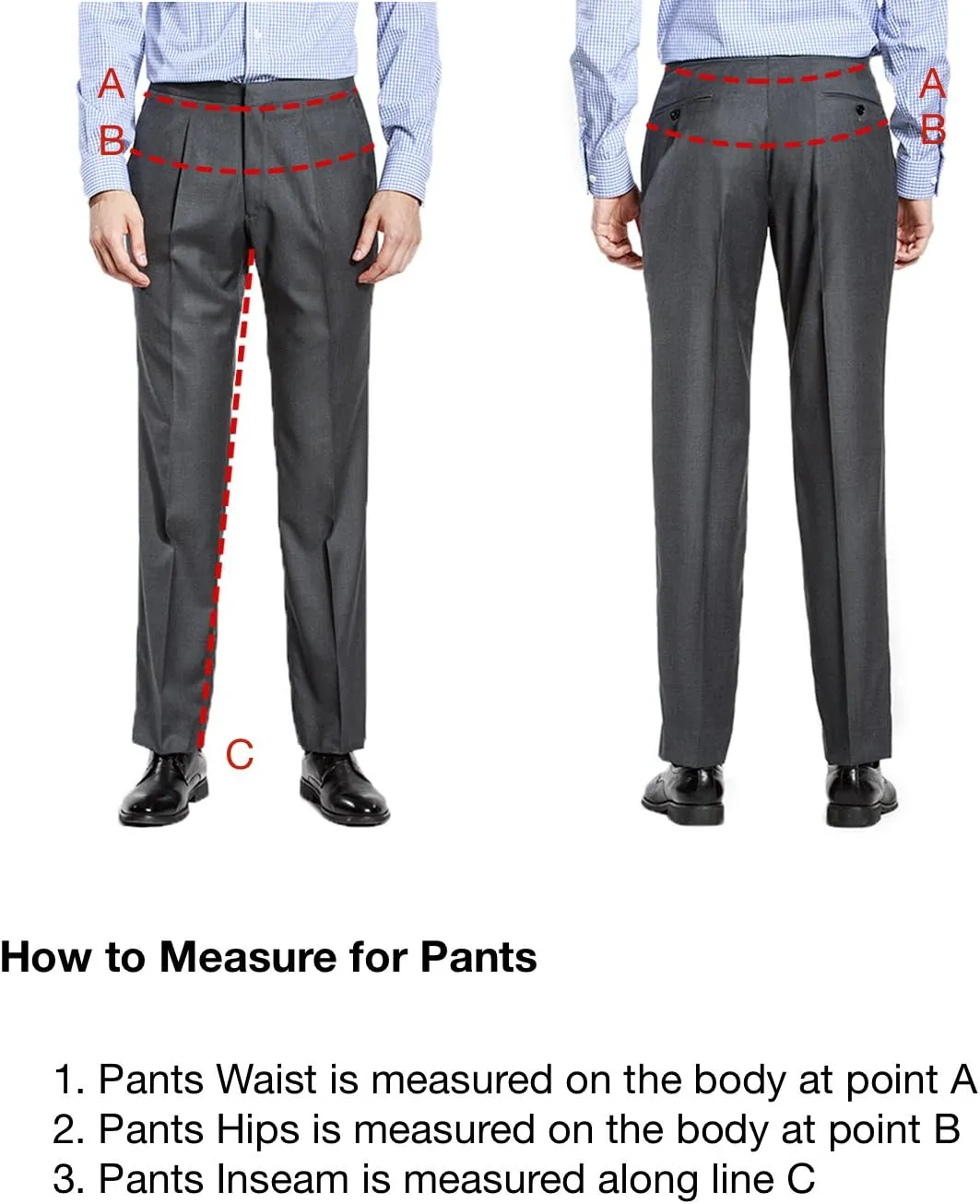HBDesign Mens Formal Slim Fit Flat Front Straight Iron Free Trousers White