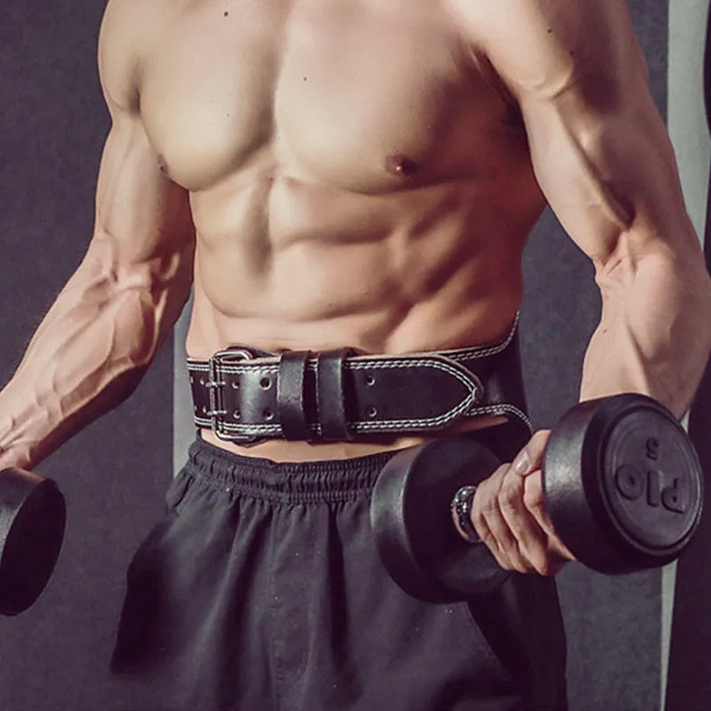 Heavy-Duty Weightlifting Belt for Men & Women  PU Leather Fitness Belt for Deep Squats, Hard Pulls, and Strength Training