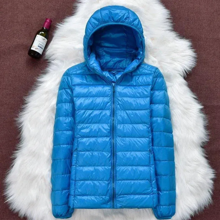 Helene | New winter jacket in white duck feathers