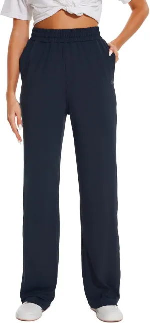 HOdo 32"/34"/36" Inseam Womens Tall Yoga Sweatpants Quick Dry Long Joggers Lounge Yoga Pants with Pockets