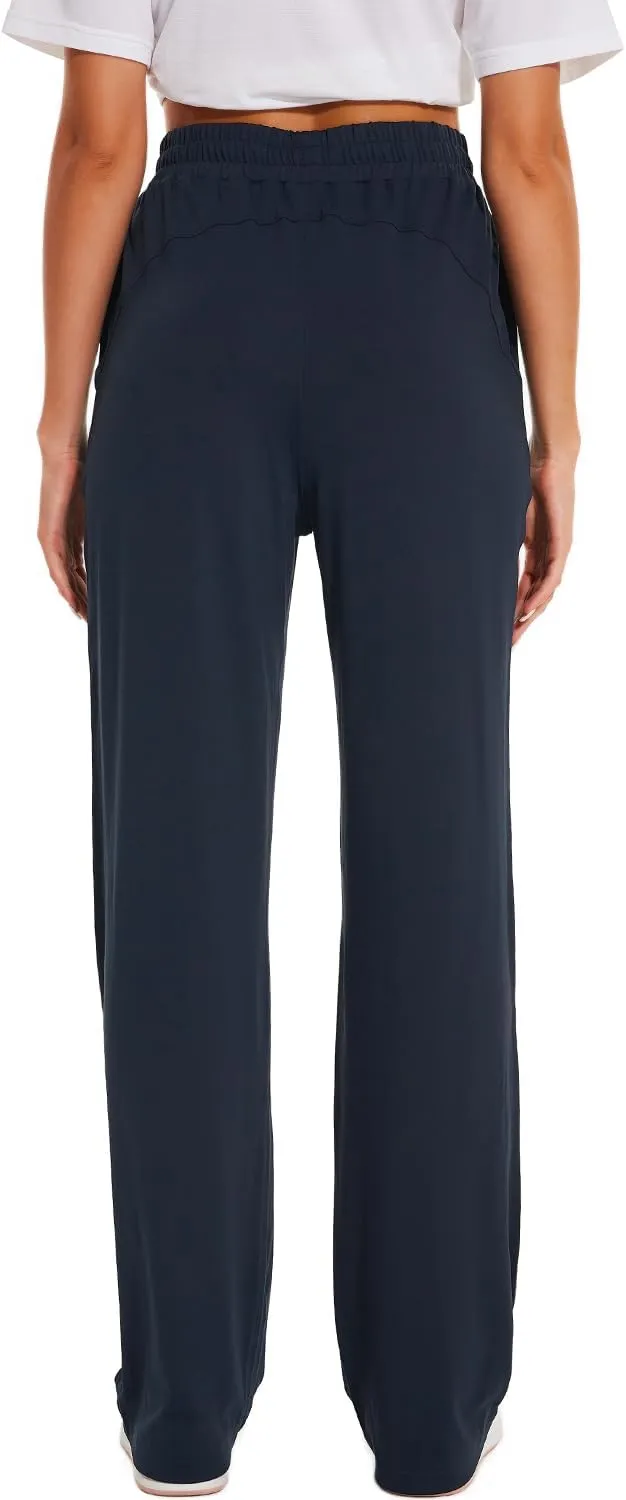 HOdo 32"/34"/36" Inseam Womens Tall Yoga Sweatpants Quick Dry Long Joggers Lounge Yoga Pants with Pockets