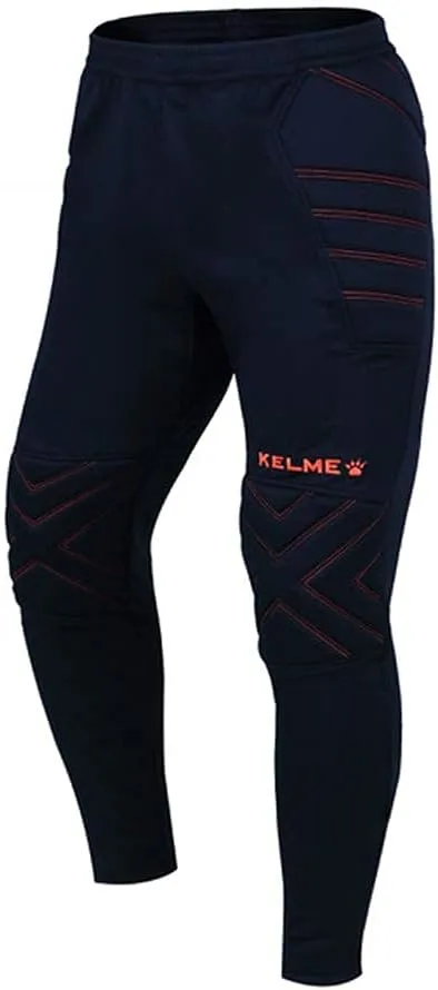 KELME Soccer Goalkeeper Pants Pro with Protection Pads  Padded Soccer Goalie Pants  Kids, Youth and Adults Sizes