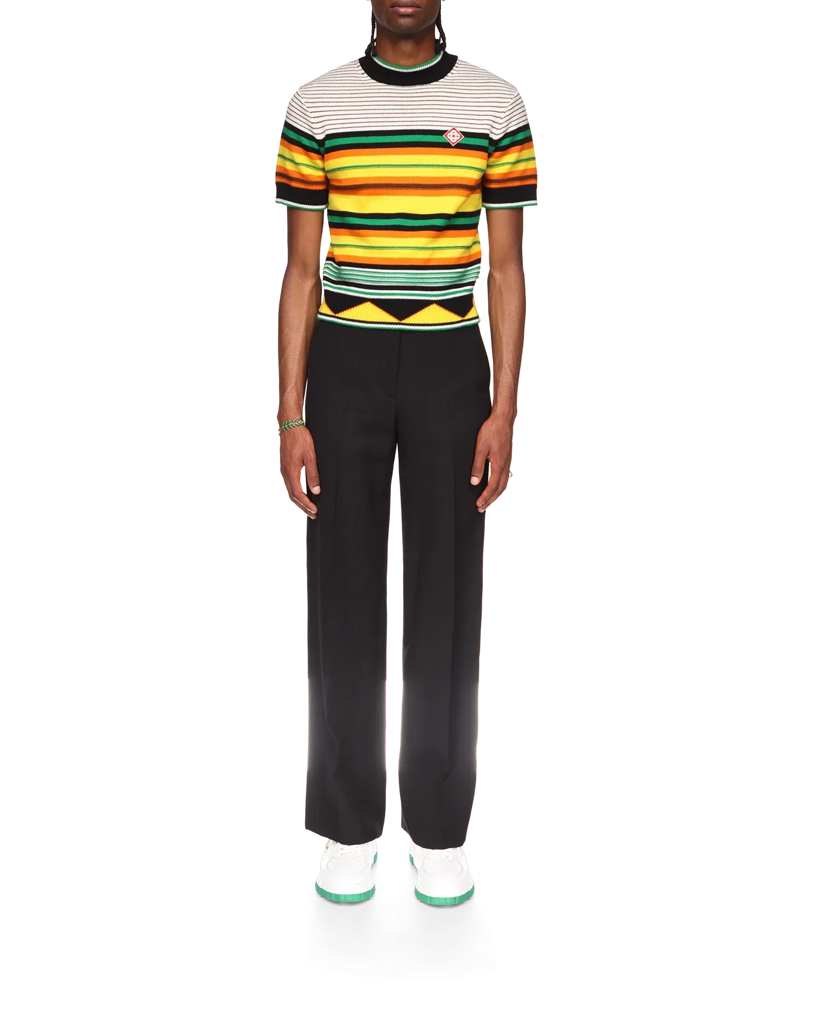 Knit Striped T-Shirt