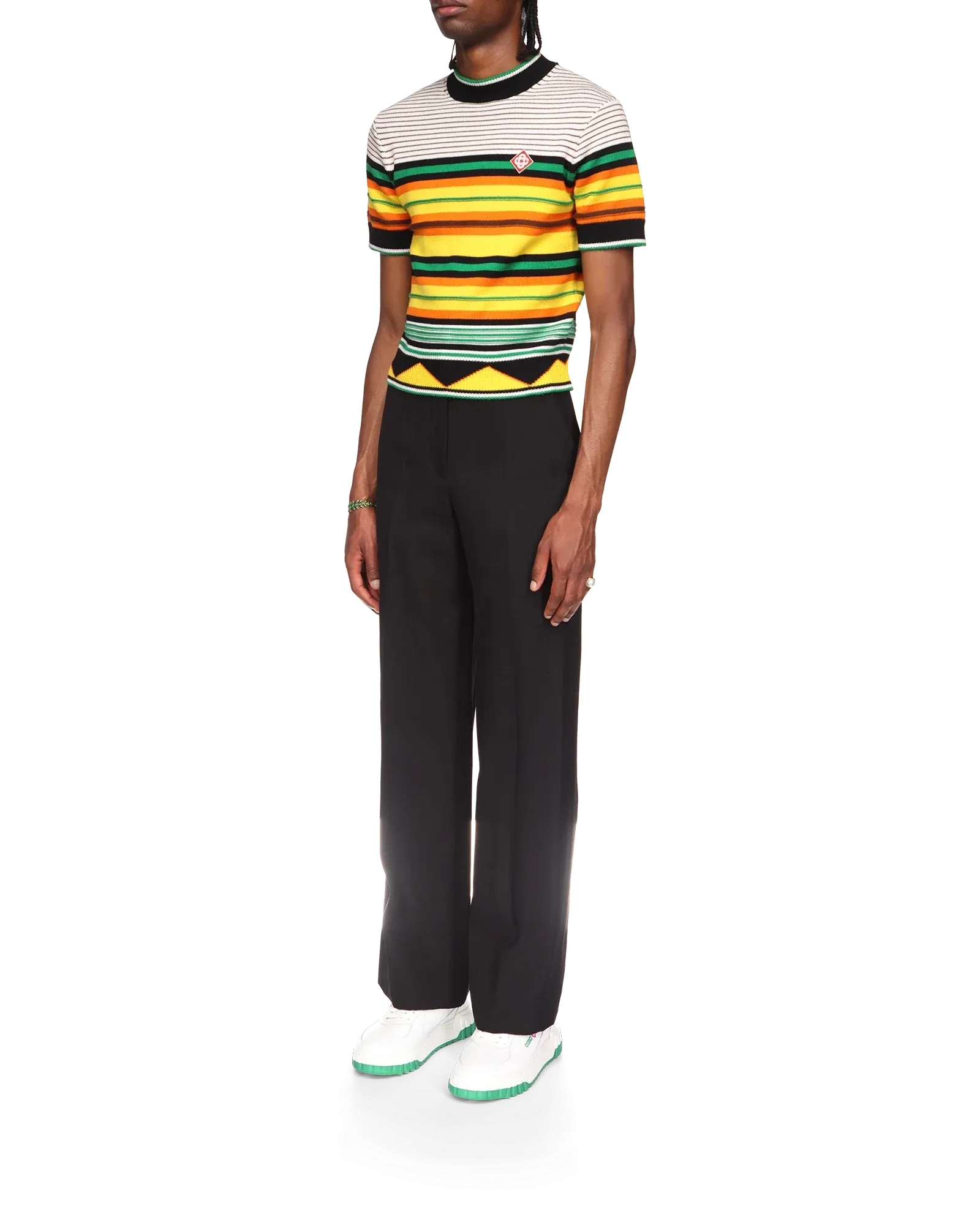 Knit Striped T-Shirt