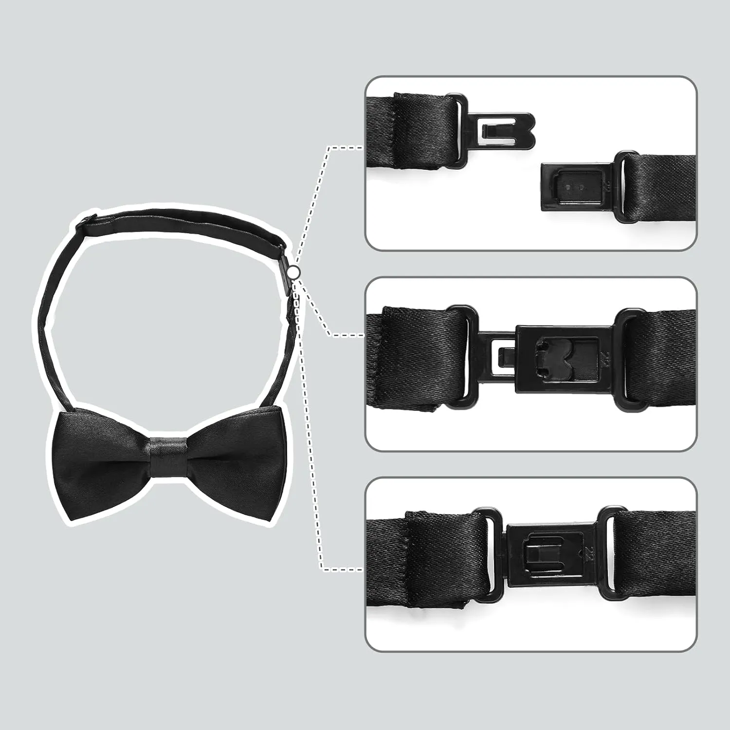Lamgool Boys Tuxedo Suits 5 Piece Slim Fit Kids Floral Jacquard Formal Set Blazer White Shirt Vest Pants Bow Tie for Prom