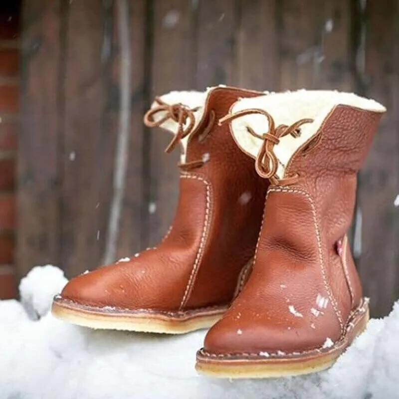 Leni  Fleece Lined Step-In Boots