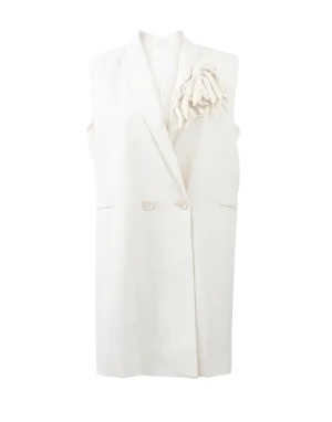Long Pinstripe Vest