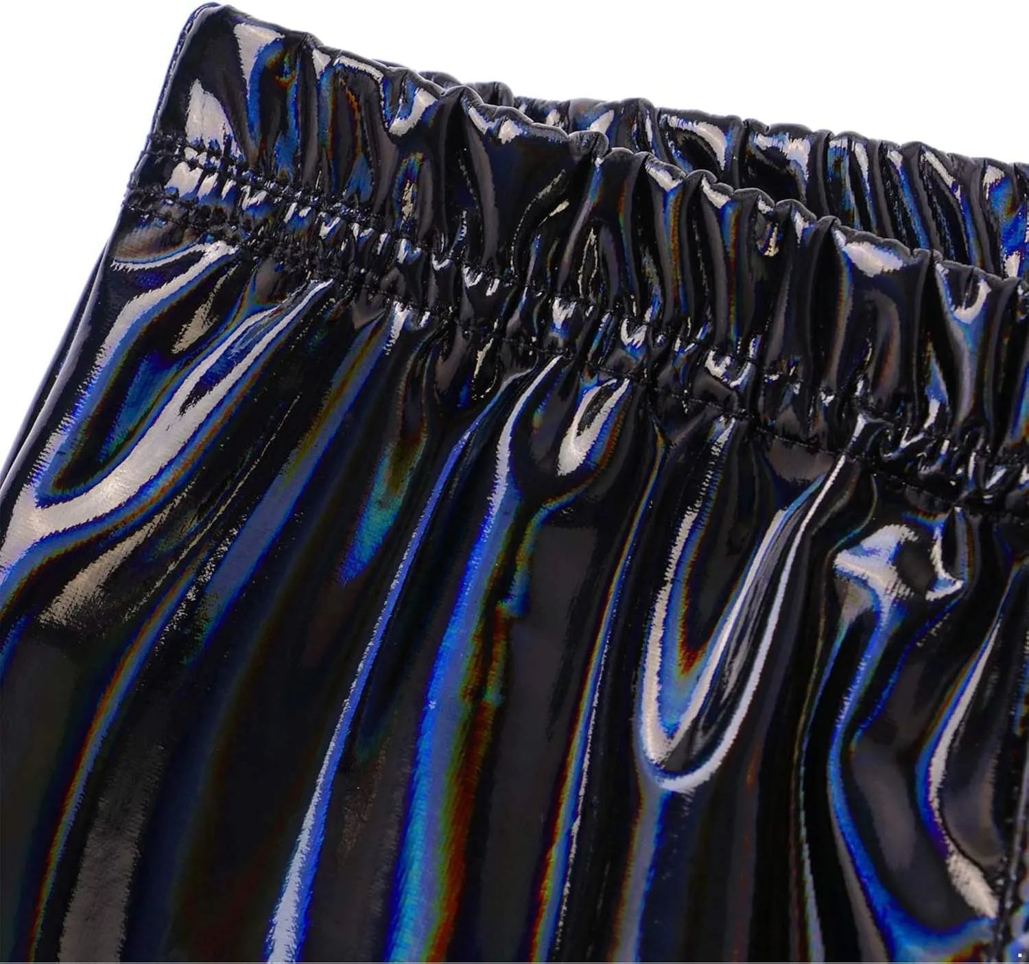 Men's Faux Leather Low Rise Pouch Trunks Shorts Underwear Hot Pants Bikini Briefs