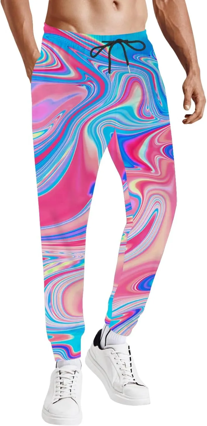 Mens Jogger Pants 80s Outfit for Men Costumes Sweatpants 90s Outfit for Men Casual Sports Track Pants