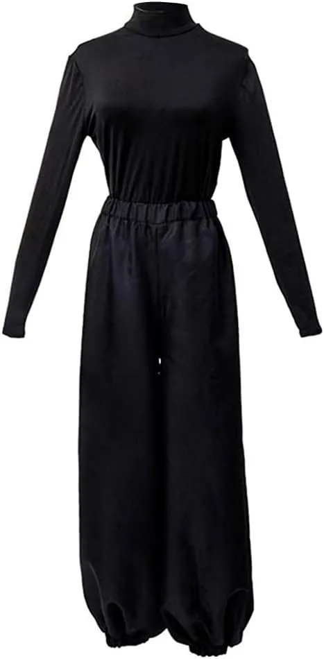 Men's Kung Fu Cosplay Costume Tunic Undershirt Belt Pants Outfit Halloween Anime Style
