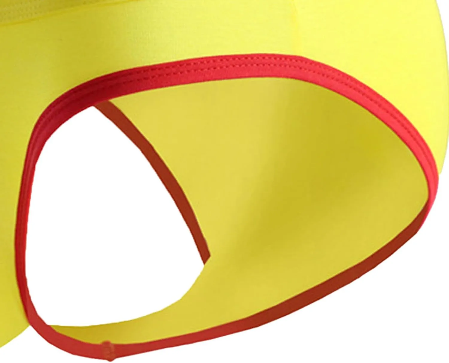 Men's Sexy Transparent Underwear Elephant Nose Style Hollow Back Brief T-Back G String Men Thongs