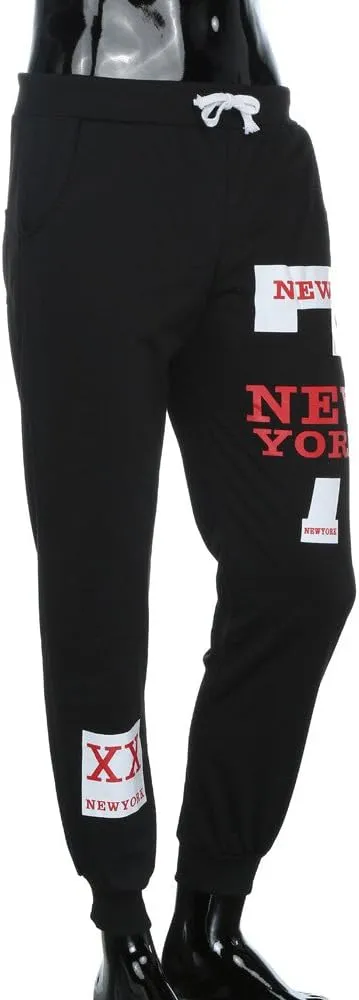 Mens Sweatpants with Pockets Casual Pants Slim fit with Zipper Pockets Men's Fleece Lined Pants Water Resistant Warm