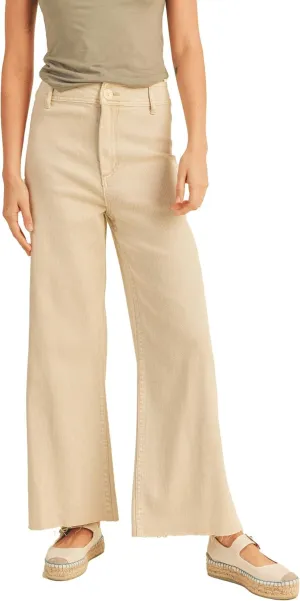 Miou Muse - Straight Wide Leg Denim Pants - MMP623