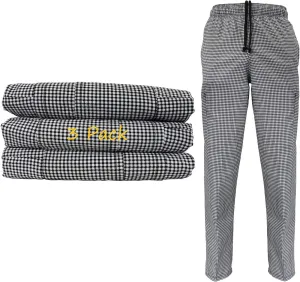 Natural Uniforms Classic 6 Pocket Chef Cargo Pants with Multi-Pack QTYS Available
