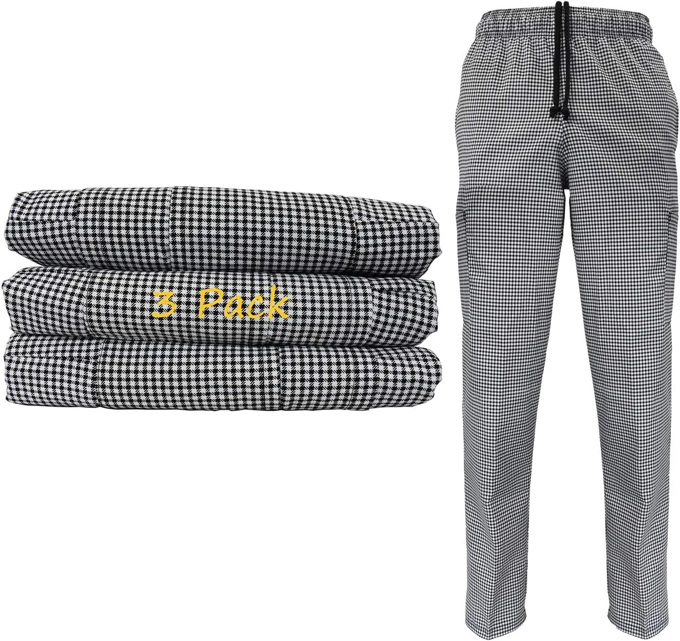 Natural Uniforms Classic 6 Pocket Chef Cargo Pants with Multi-Pack QTYS Available