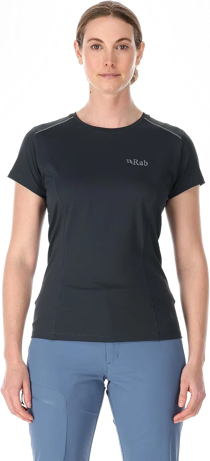 Rab Women's Force Tee - Lightweight T-Shirt for Hiking, Climbing, & Trail Running