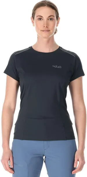 Rab Women's Force Tee - Lightweight T-Shirt for Hiking, Climbing, & Trail Running
