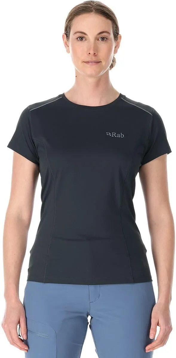Rab Women's Force Tee - Lightweight T-Shirt for Hiking, Climbing, & Trail Running