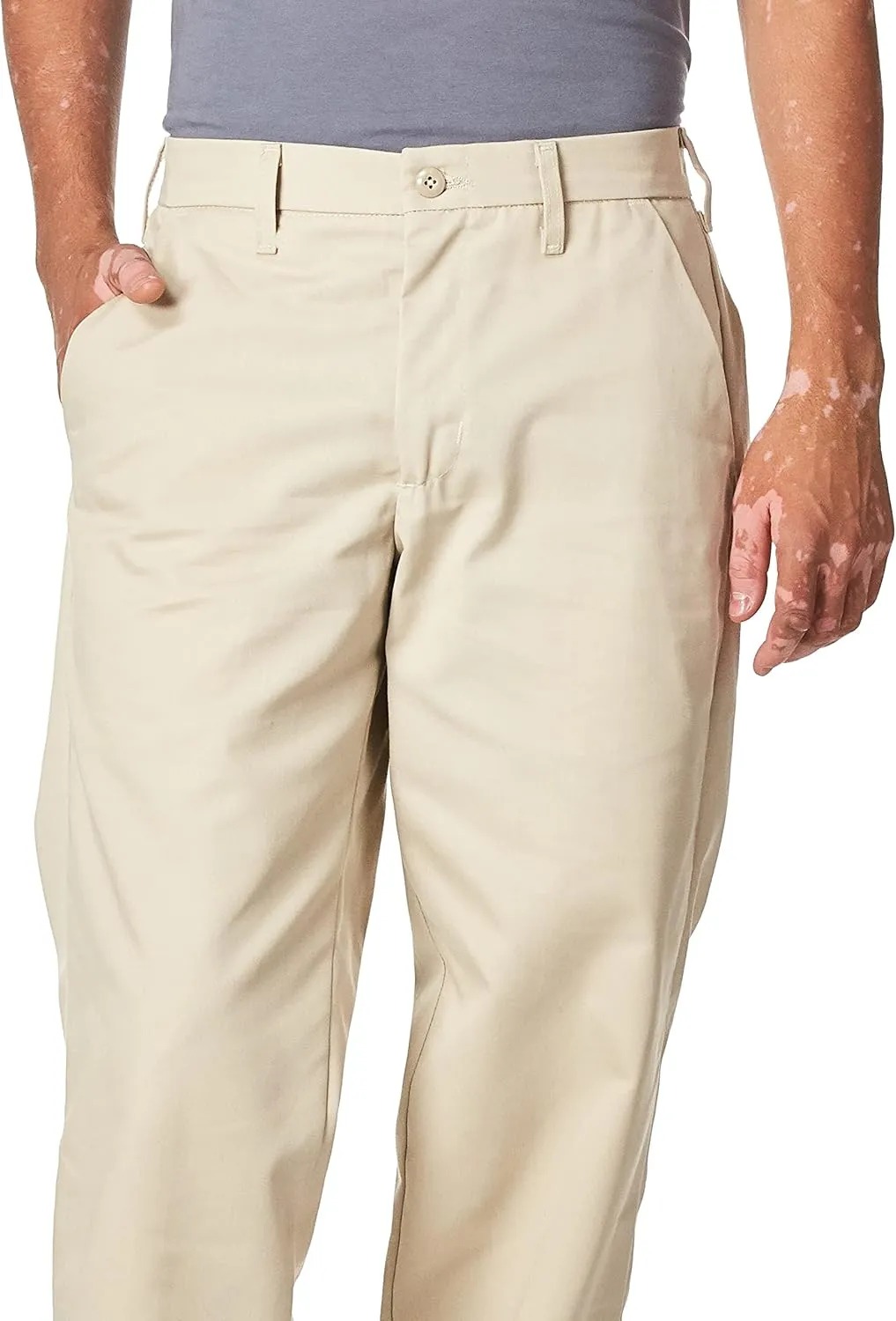 Red Kap Men's Wrinkle-Free Regular Fit Twill Blend Work Pants