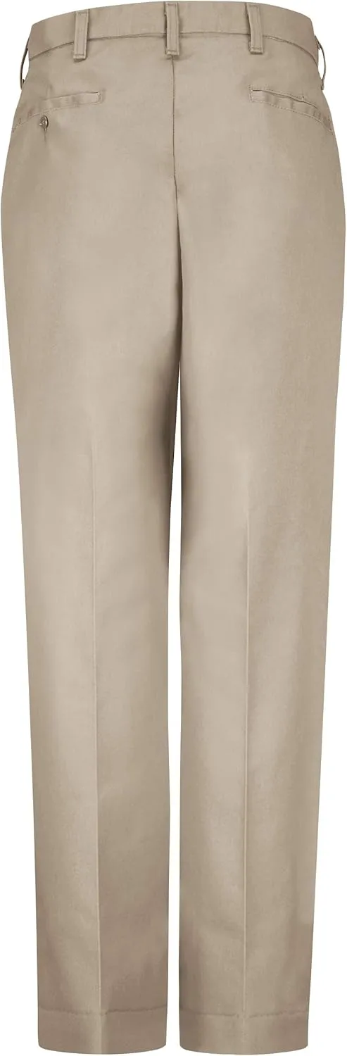 Red Kap Men's Wrinkle-Free Regular Fit Twill Blend Work Pants