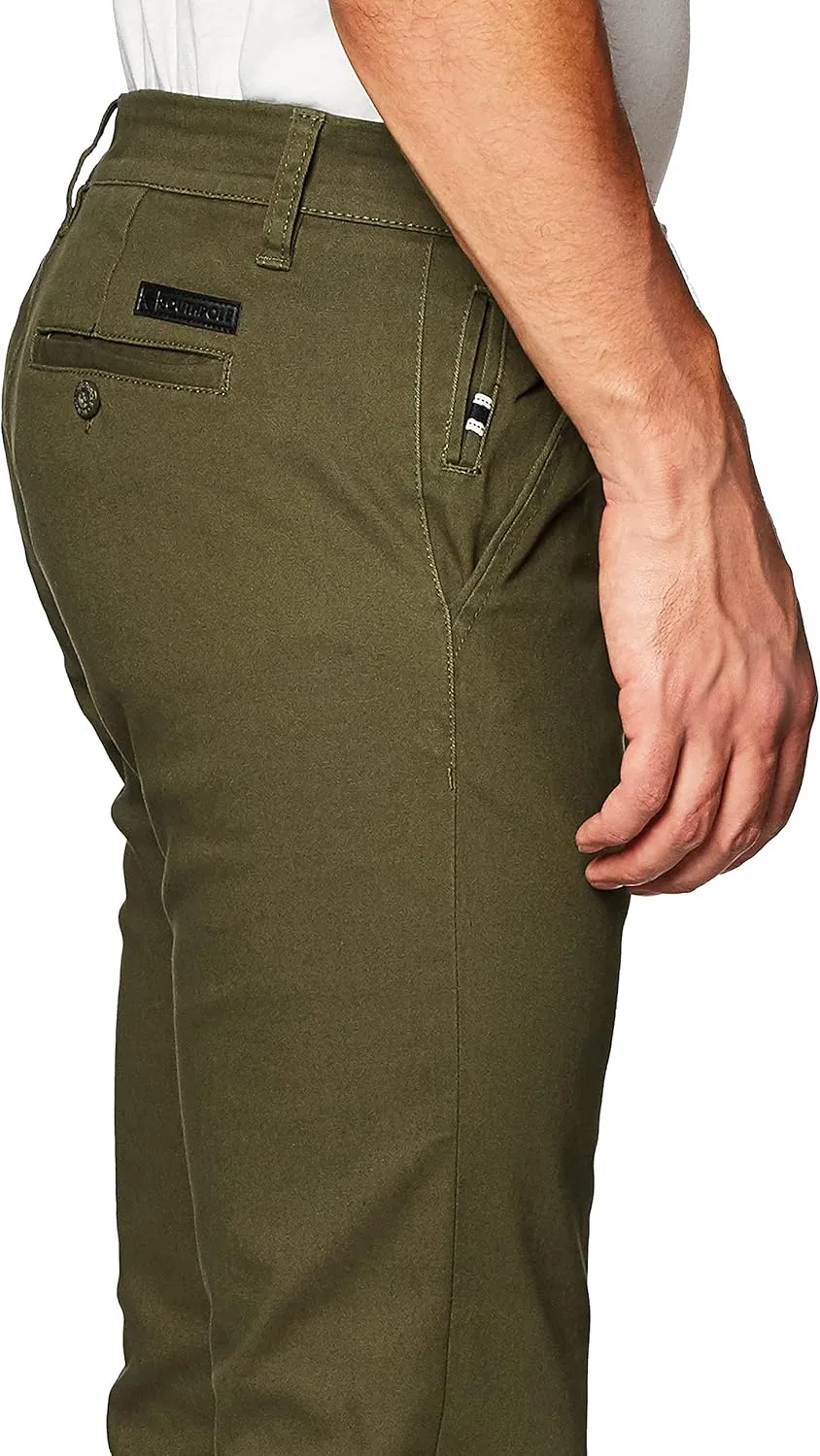 Southpole Men's Flex Stretch Basic Long Chino Pants