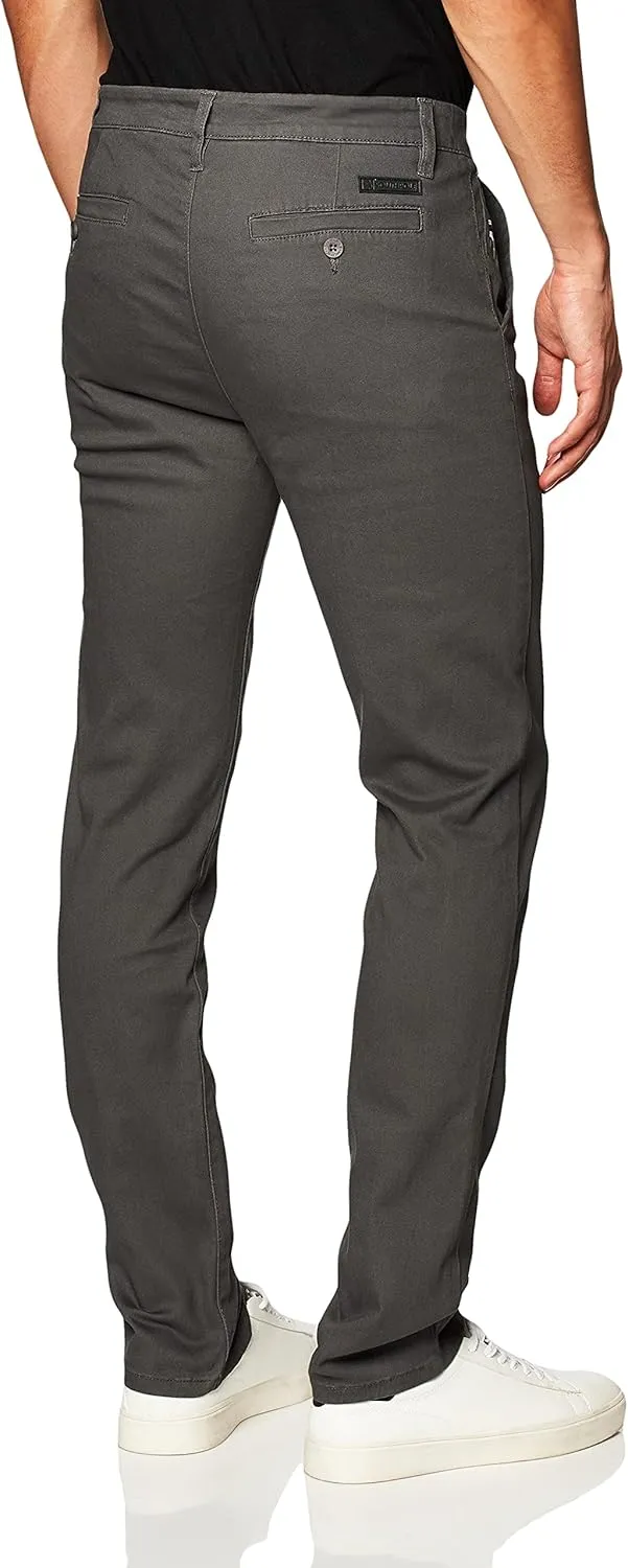 Southpole Men's Flex Stretch Basic Long Chino Pants