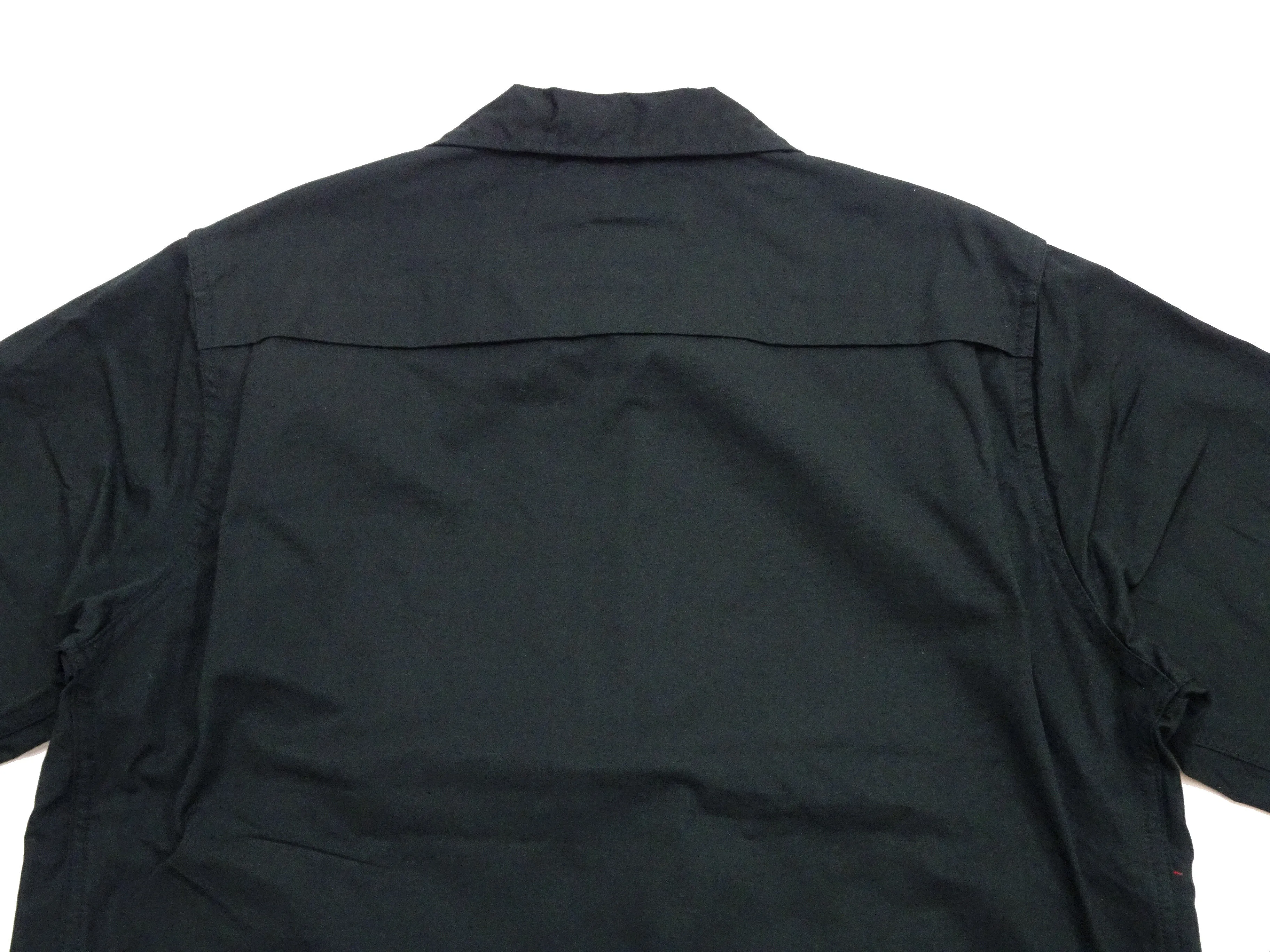 Sugar Cane Jacket Men's Casual 1950s Style Lightweight Unlined Cotton Jacket SC15293 119 Black