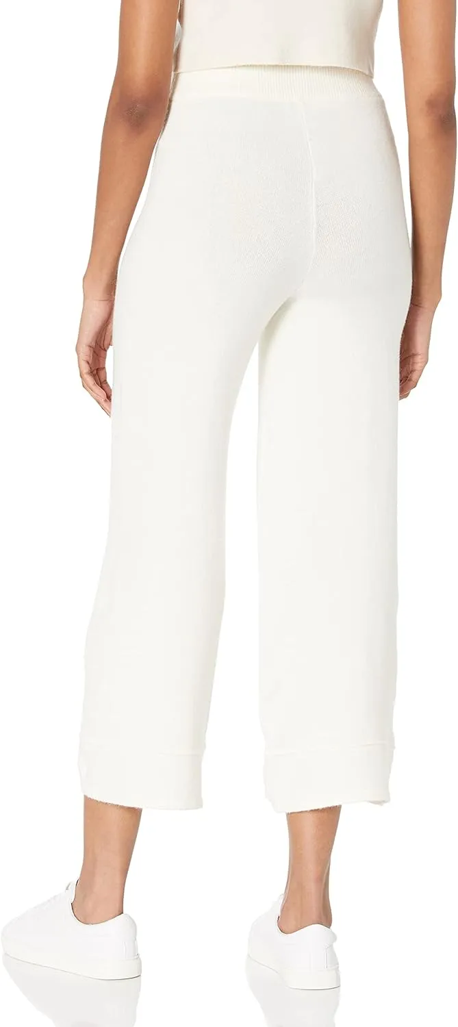 The Drop Women's Bernadette Pull-on Loose-fit Cropped Sweater Pant