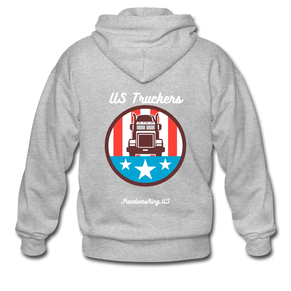 US TRUCKERS - Gildan Heavy Blend Adult Zip Hoodie