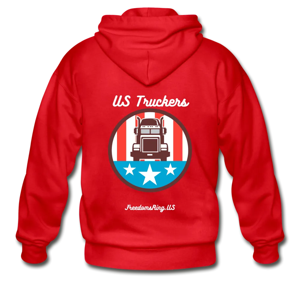 US TRUCKERS - Gildan Heavy Blend Adult Zip Hoodie