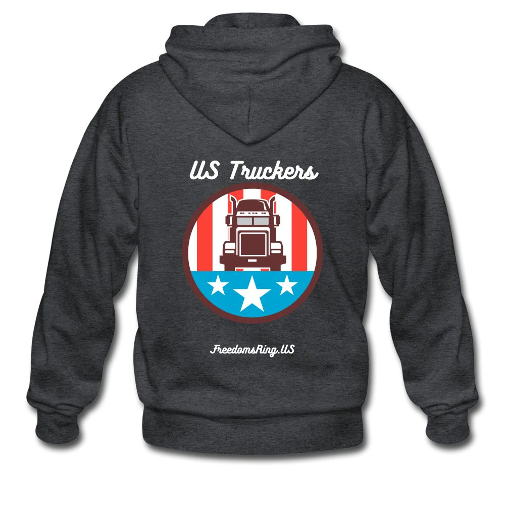 US TRUCKERS - Gildan Heavy Blend Adult Zip Hoodie