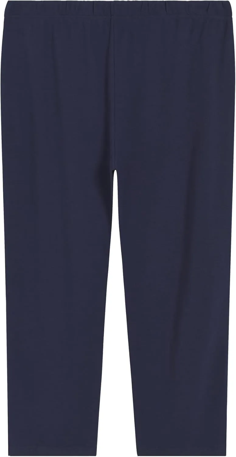 Weintee Women's Plus Size Petite Knit Pants with Pockets