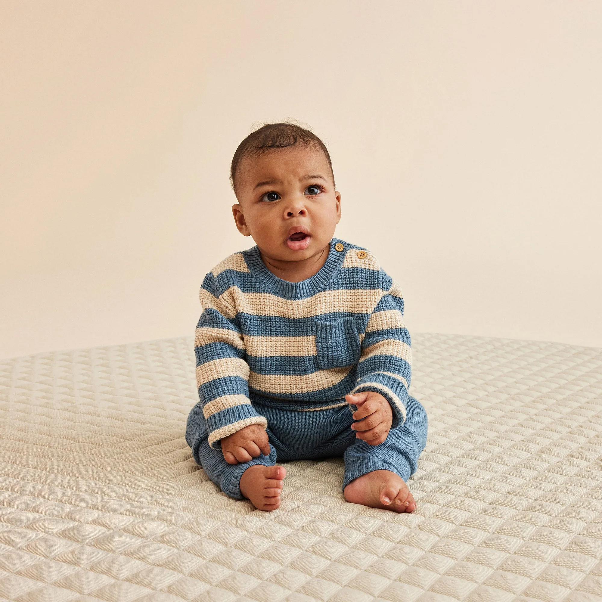 Wilson and Frenchy Knitted Legging - Bluestone